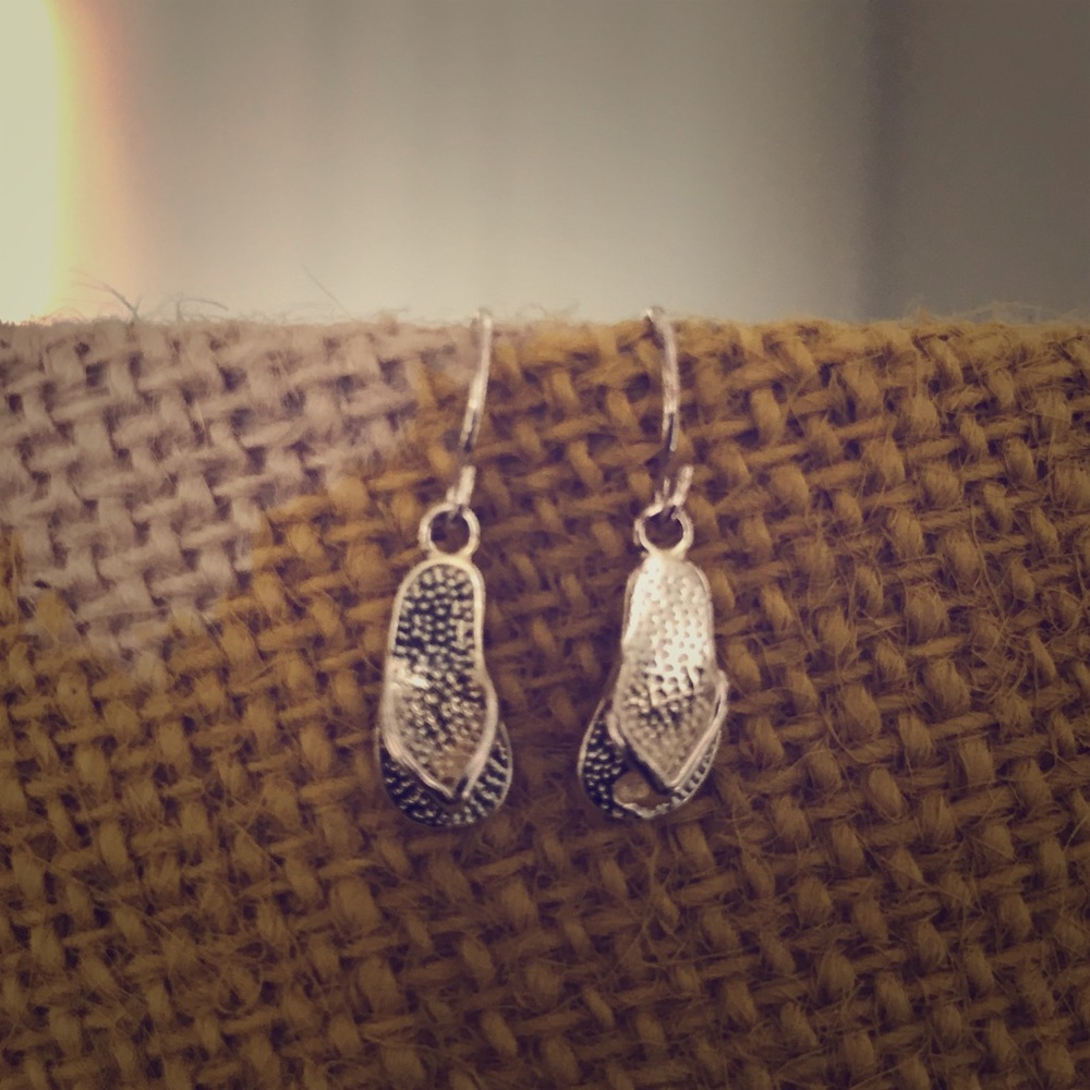 Flip flop earrings